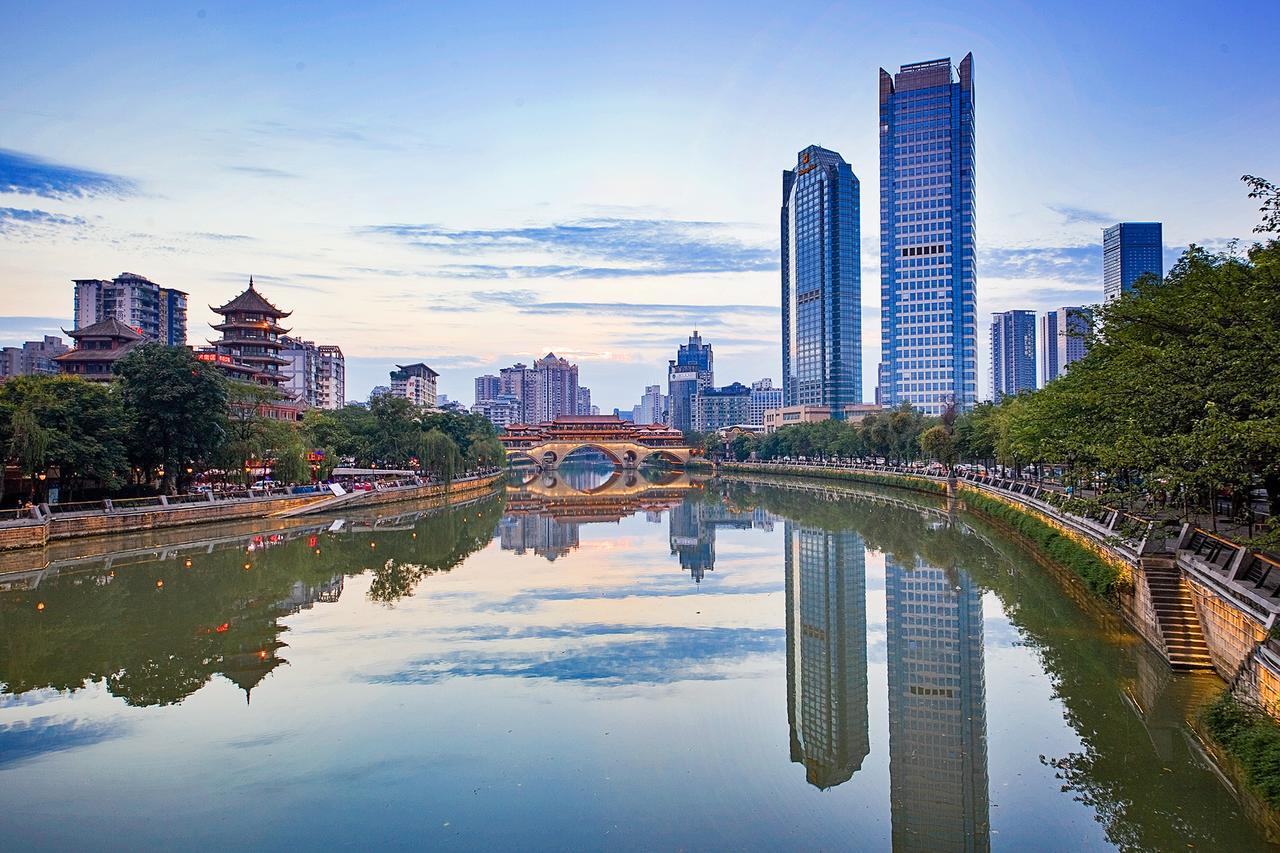Chengdu Cloud Service Apartment Chunxi Taikoo Branch Exterior foto
