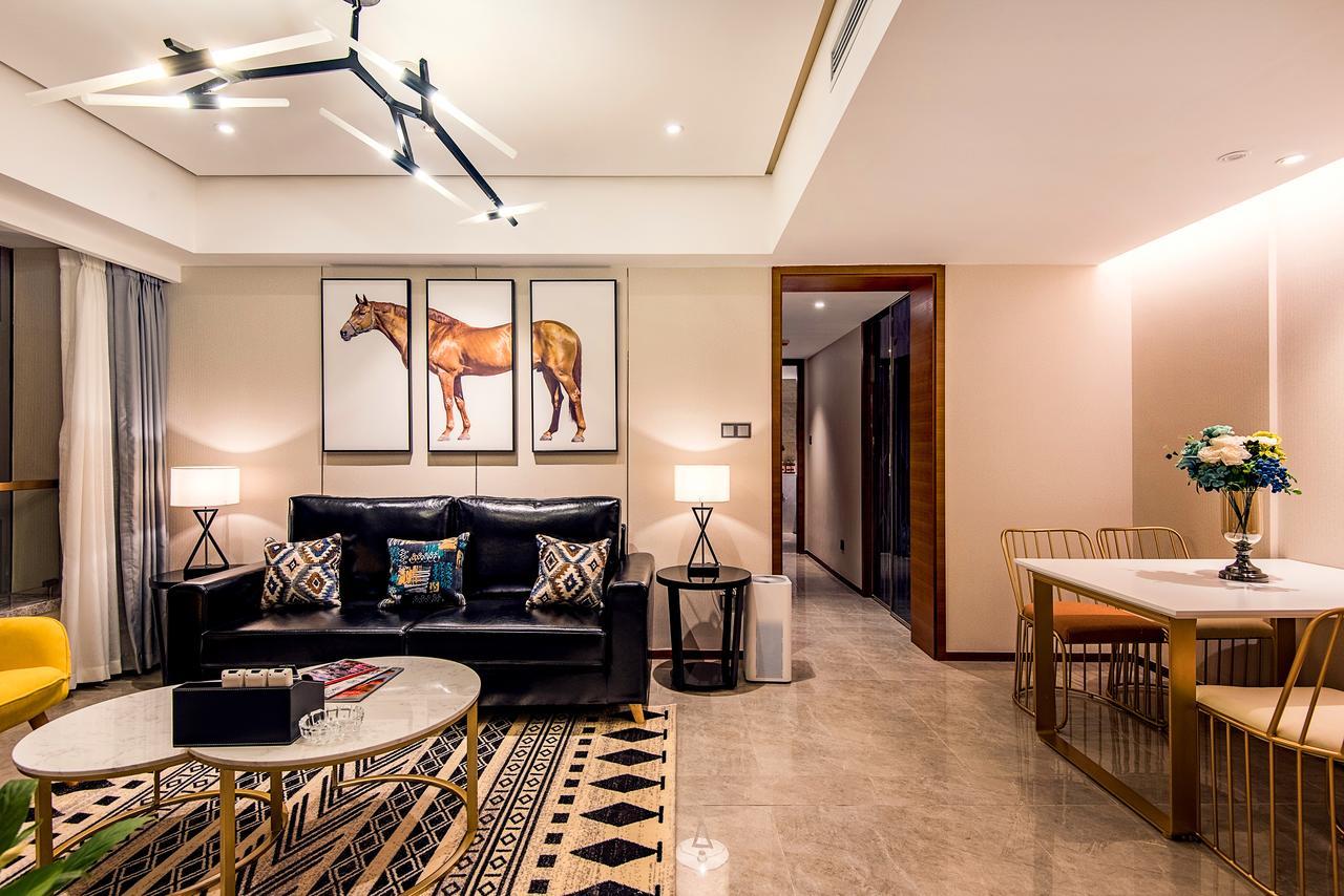 Chengdu Cloud Service Apartment Chunxi Taikoo Branch Exterior foto
