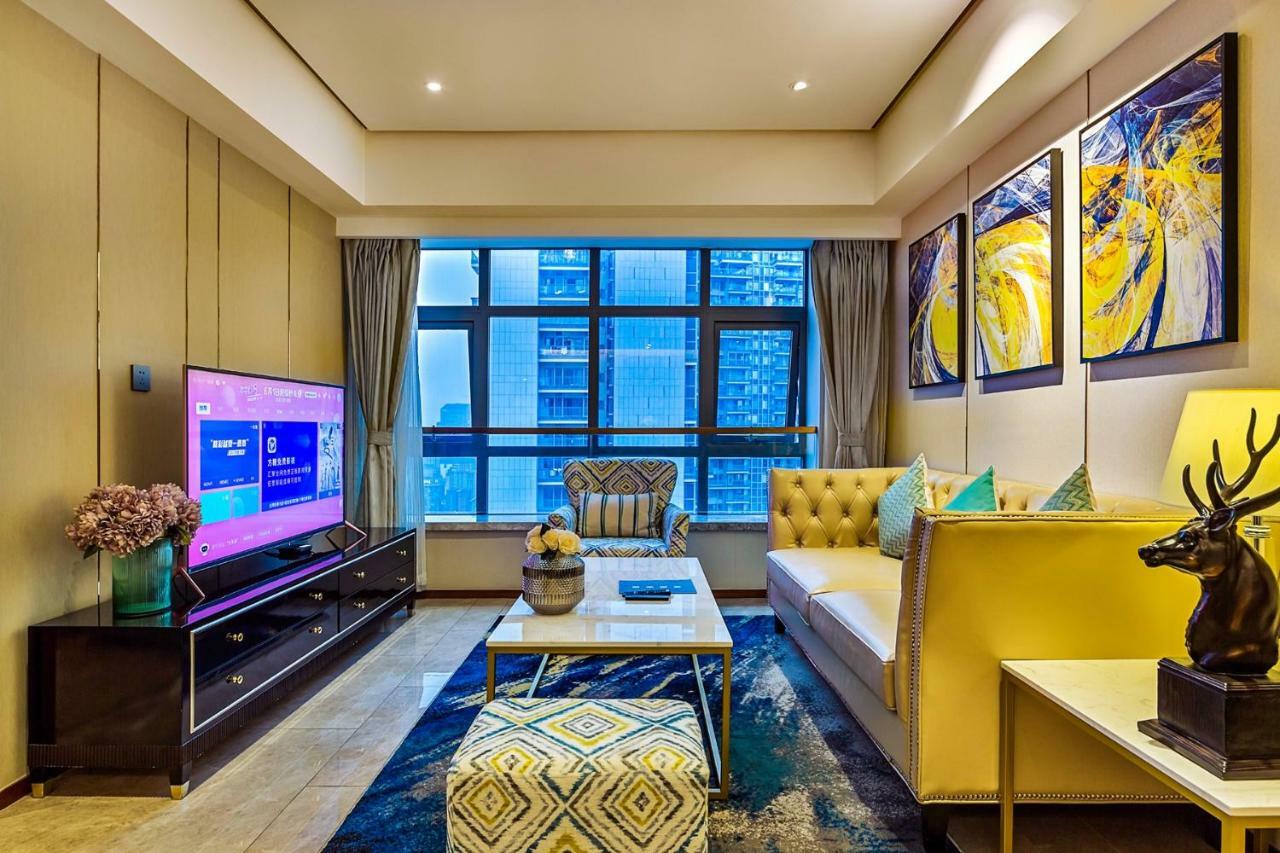 Chengdu Cloud Service Apartment Chunxi Taikoo Branch Exterior foto