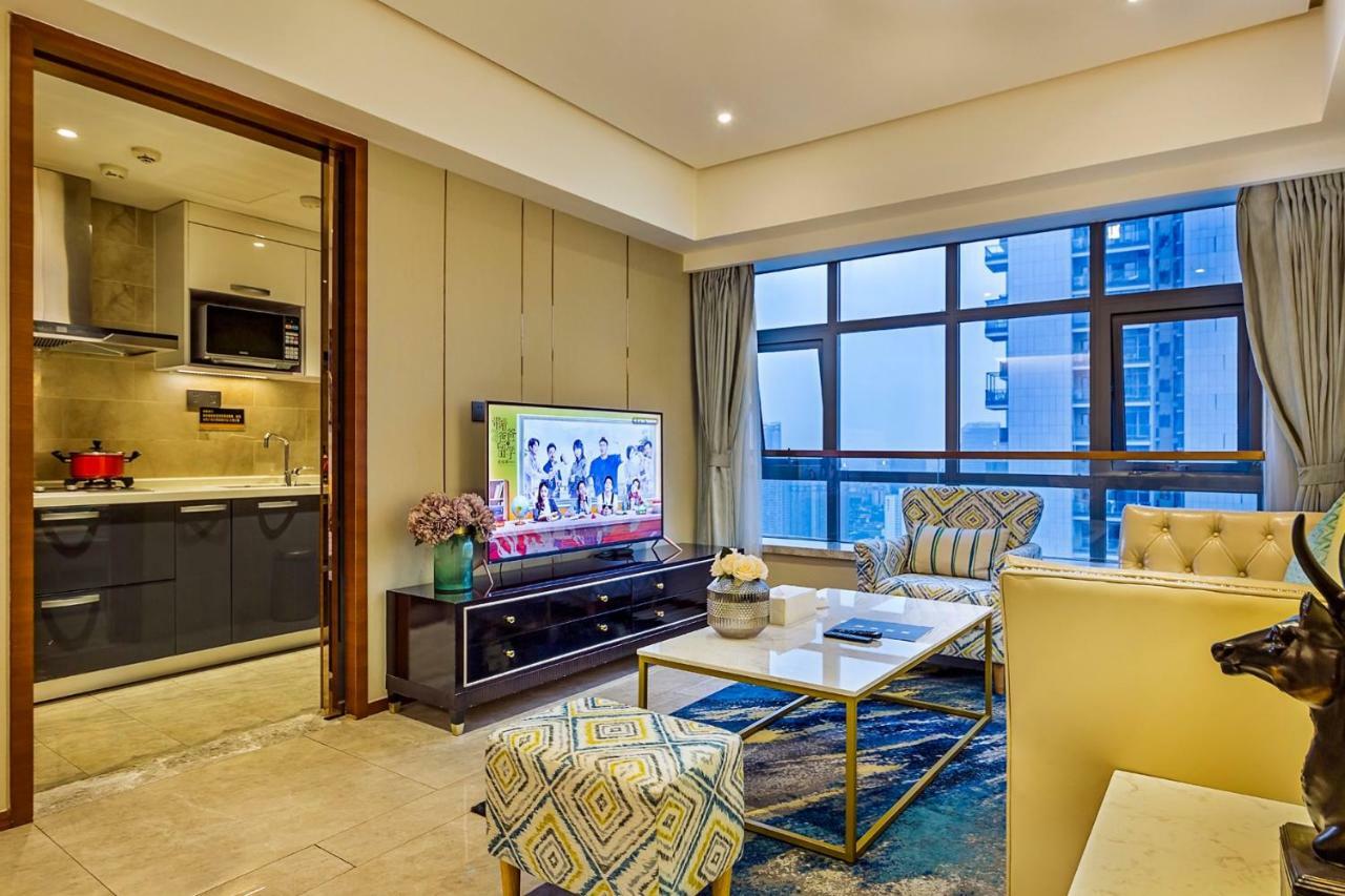 Chengdu Cloud Service Apartment Chunxi Taikoo Branch Exterior foto